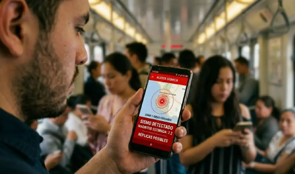 Alerta de sismo de google