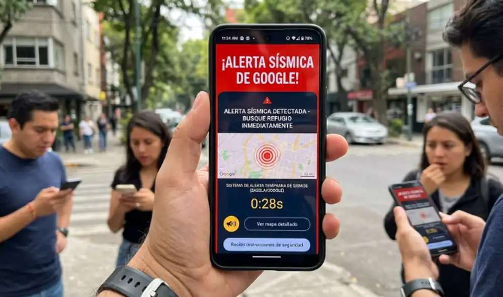 El sistema Android Earthquake Alerts detecta vibraciones iniciales mediante los sensores de los celulares.