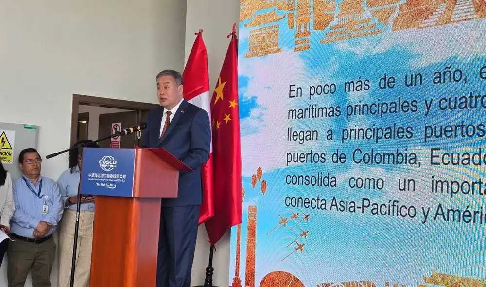 El Puerto de Chancay cumple un año de operaciones y se posiciona como un centro logístico clave en América Latina. Fuente: difusión. puerto-de-chancay