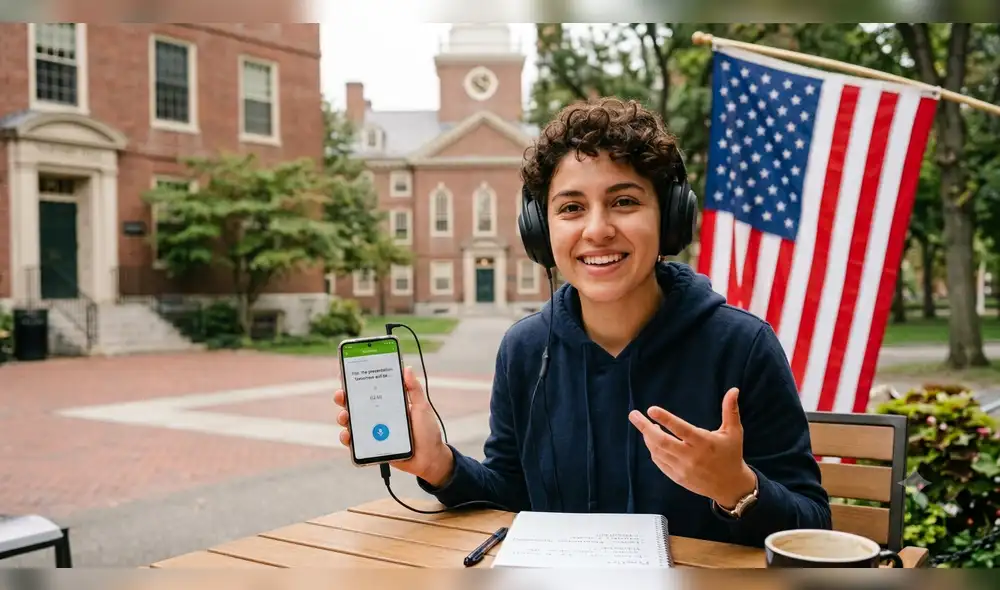 Escuchar podcasts en inglés puede ayudarte a entrenar el oído y ampliar tu vocabulario desde nivel básico.