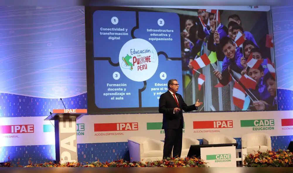 El programa incluirá diálogos sobre el liderazgo en la educación, la formación docente y la ética digital, además de la importancia de la inteligencia artificial en la enseñanza. Foto: IA cade-educacion-2026