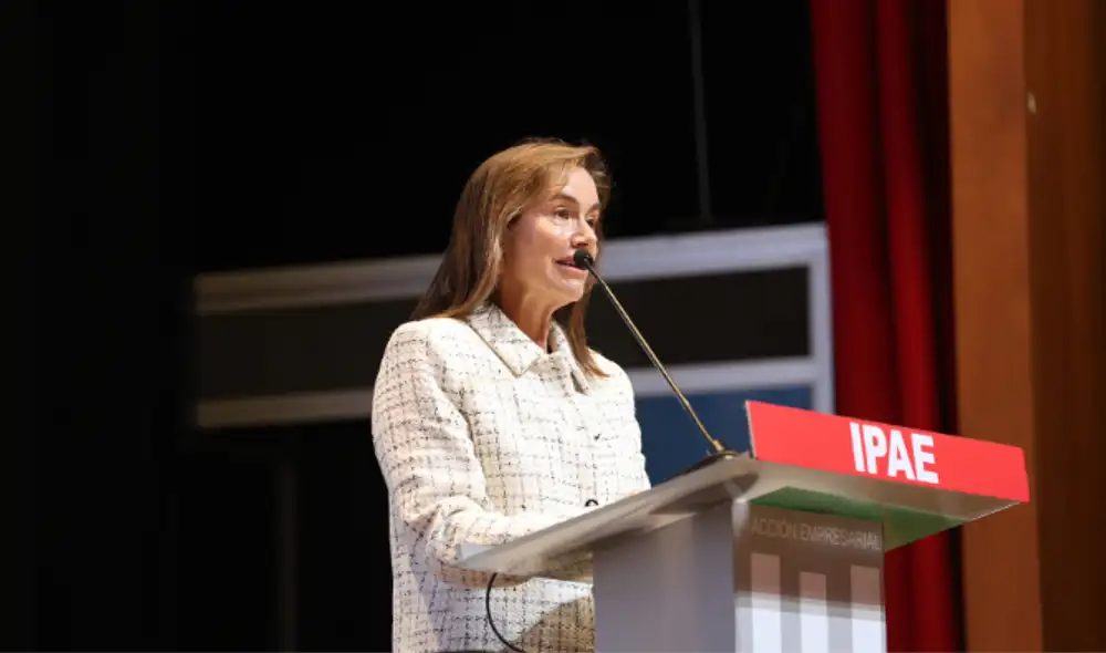 Marcela Benavides, presidenta de CADE Educación 2026, alertó sobre el retraso del Perú en alfabetización digital. La inteligencia artificial plantea Marcela Benavides, presidenta de CADE Educación 2026, alertó sobre el retraso del Perú en alfabetización digital. La inteligencia artificial plantea