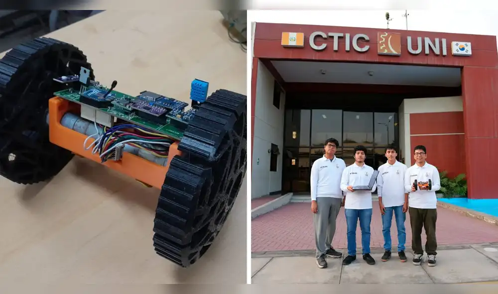 Estudiantes de la UNI desarrollaron un rover autónomo que incorpora machine learning para analizar datos de exploración.