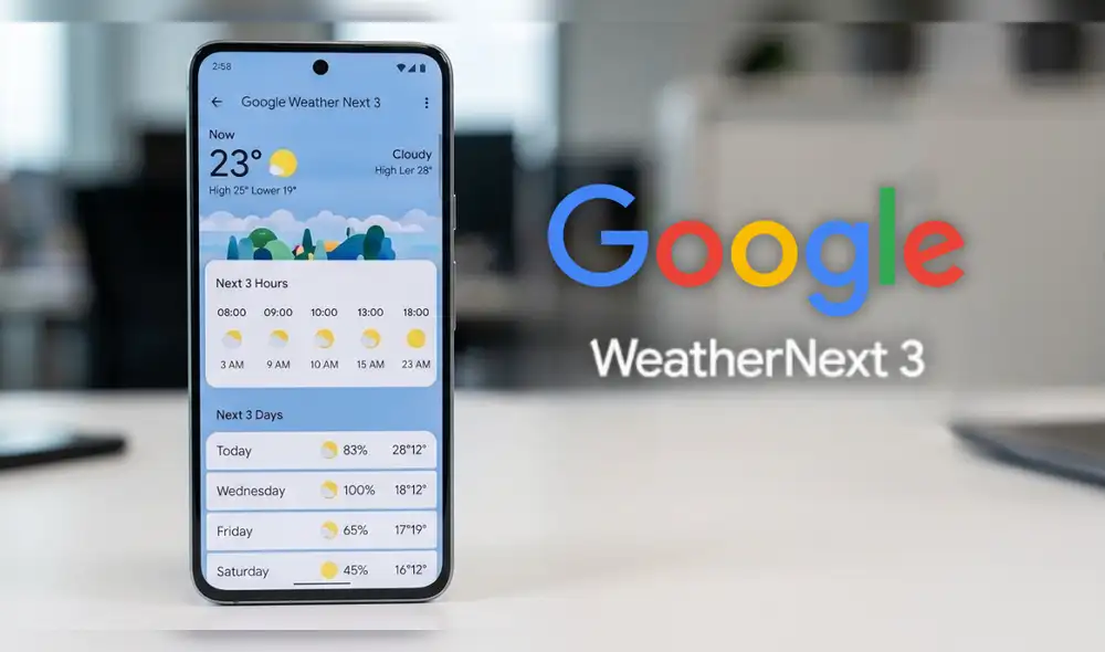 La nueva IA de Google puede generar pronósticos del clima cada hora y alcanzar una resolución de hasta cinco kilómetros para determinadas variables. La nueva IA de Google puede generar pronósticos del clima cada hora y alcanzar una resolución de hasta cinco kilómetros para determinadas variables.
