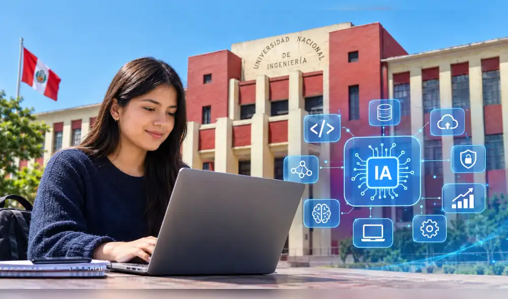 La UNI ofrece formación virtual en tecnología para estudiantes, egresados y trabajadores del sector público. Foto: IA La UNI ofrece formación virtual en tecnología para estudiantes, egresados y trabajadores del sector público. Foto: IA