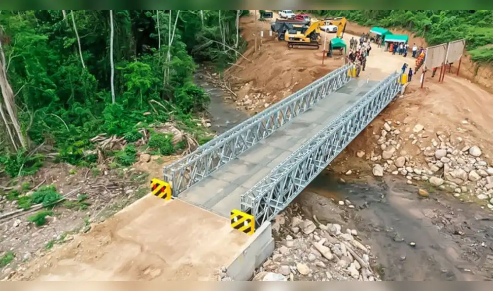 Piura, Tumbes, Lambayeque y Cajamarca podrán recibir puentes modulares si las emergencias afectan la conectividad de sus carreteras. fenónmeno-del-niño