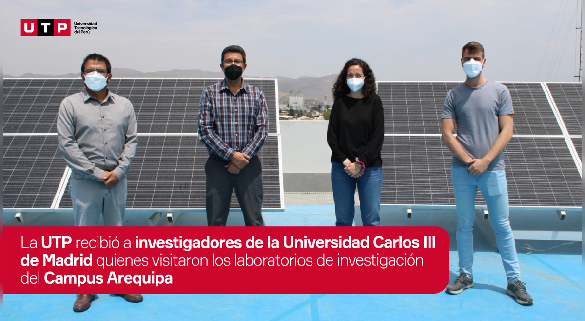 La UTP recibió a investigadores de la Universidad Carlos III de Madrid para la presentación de proyectos que promueven el uso de energías renovables La UTP recibió a investigadores de la Universidad Carlos III de Madrid para la presentación de proyectos que promueven el uso de energías renovables