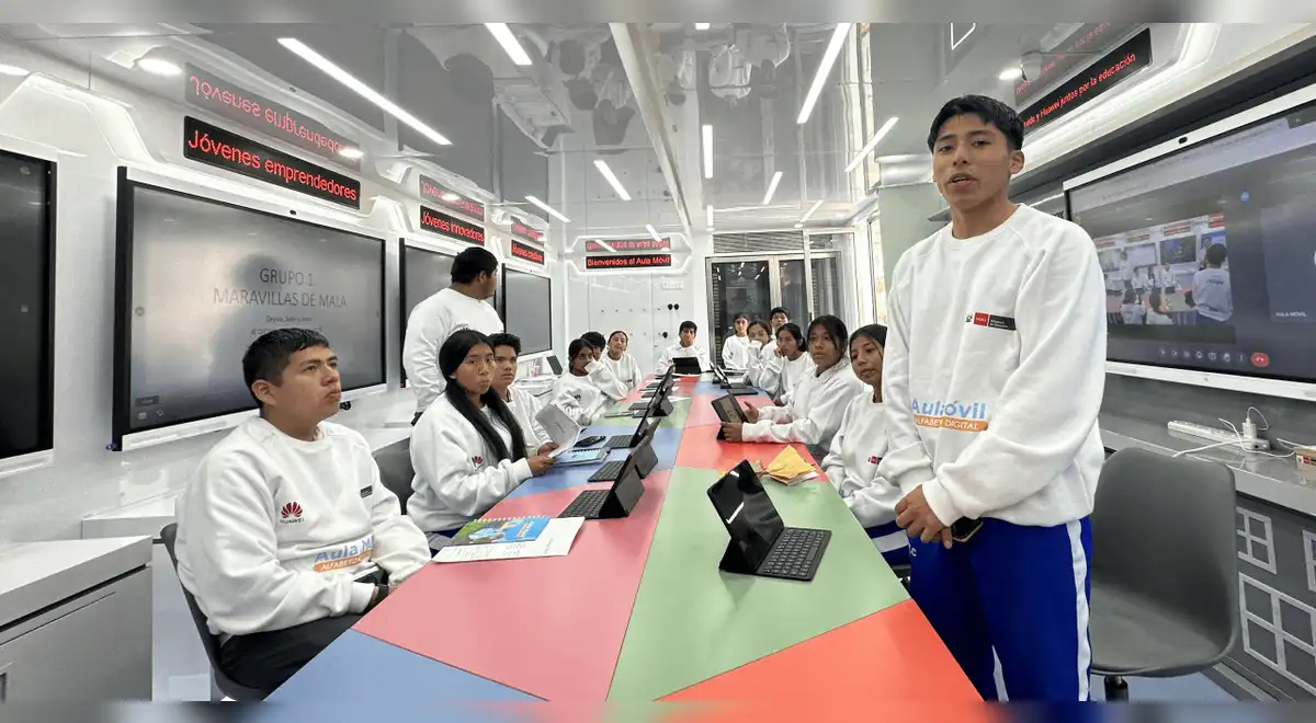 Un aula inteligente en la Amazonía: Huawei acerca la tecnología a las comunidades más remotas
