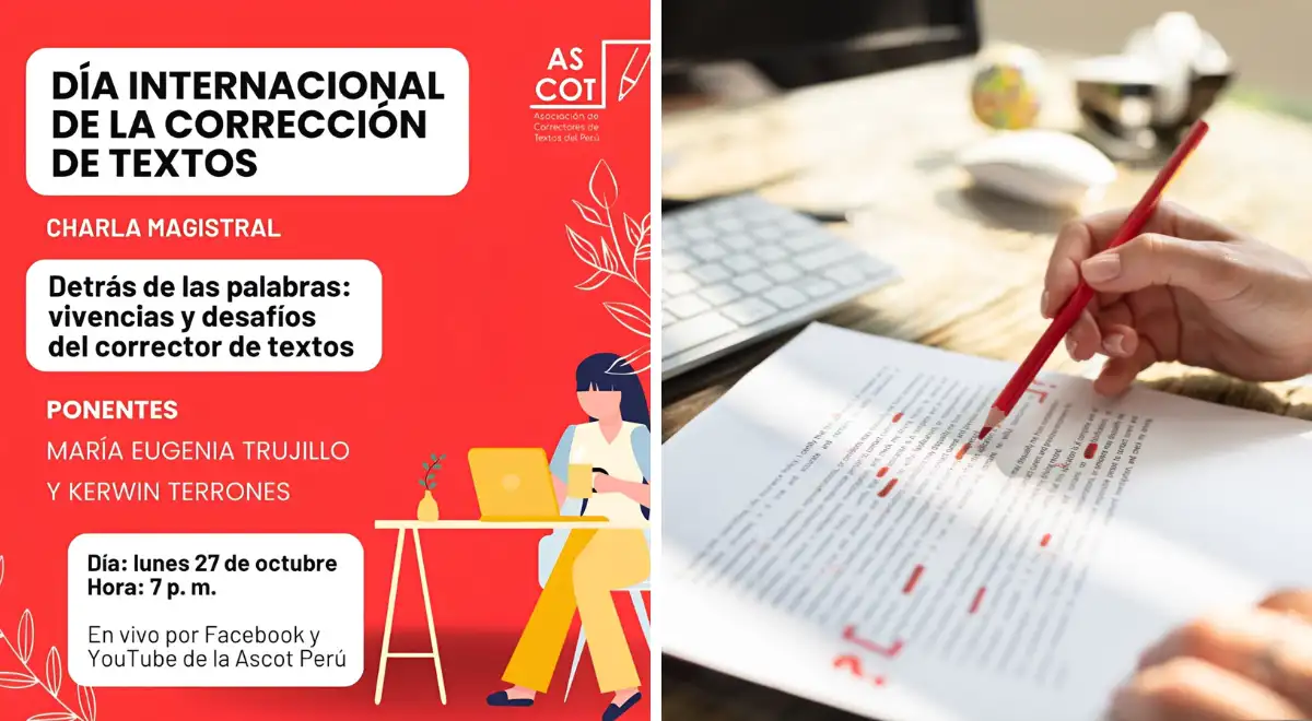 Charla Magistral por el Día Internacional de la Corrección de Textos Charla Magistral por el Día Internacional de la Corrección de Textos