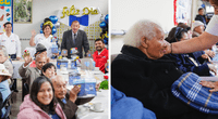 Homenaje a padres adultos mayores en San Miguel por el Día del Padre: Premier y ministra del MIMP participaron de celebración