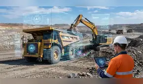 Nueva tecnología con IA llega a la minería para operar maquinaria pesada