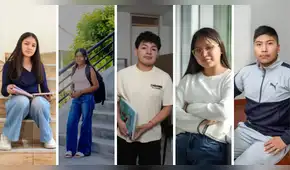 Cinco jóvenes peruanos ganan beca universitaria y son recibidos por la reina Letizia en España