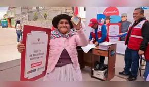 Otorgan 1,144 títulos de propiedad en Ayacucho: formalizan terrenos para obras públicas