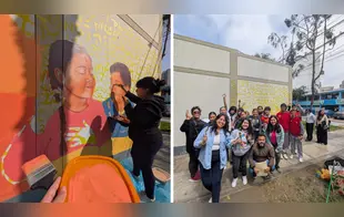 Murales 2030: jóvenes peruanos entregan mural sobre el futuro de la educación a la UNESCO