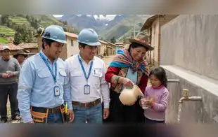 Proyecto de agua potable de Minera Poderosa beneficiará a 180 familias en Pataz