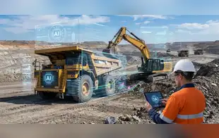 Nueva tecnología con IA llega a la minería para operar maquinaria pesada