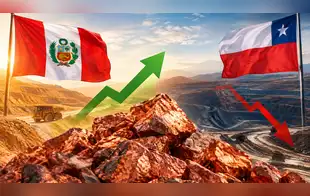 Perú podría escalar en el ranking mundial del cobre ante la caída de Chile