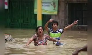Perú registra inundaciones y desbordamientos por fuertes lluvias