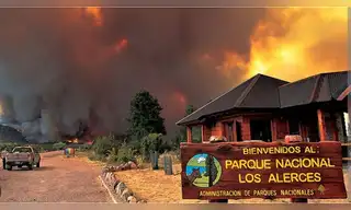 Argentina: Parque Nacional Los Alerces es afectado por el fuego