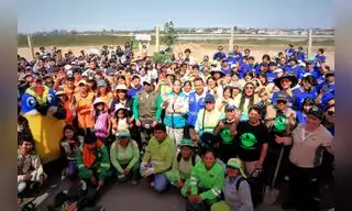 Entusiastas reforestan alrededores de los Pantanos de Villa