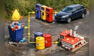 Estados Unidos convierte residuos plásticos en gasolina y diésel
