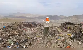 OEFA detecta alto riesgo ambiental en botadero Lomo Largo de Ica