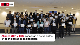 Alianza UTP y TCS:  capacitan a estudiantes en tecnologías especializadas