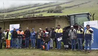 Gold Fields contribuye al mejoramiento del sector agrícola y ganadero en el caserío de alto coymolache