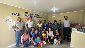 Bimbo Perú implementa módulo de cocina para Olla Común en Huachipa