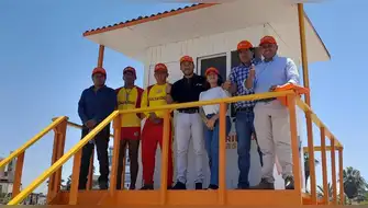 Primax Gas implementa casetas de salvamento en balneario de Pimentel