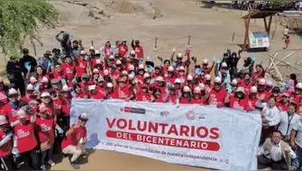 Voluntarios recogen más de 1 tonelada de basura en Huaca Ventarrón