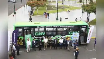 Trujillo cuenta con su primer bus impulsado con gas natural