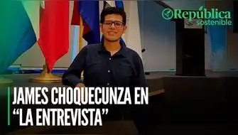 James Choquecunza en “La Entrevista”