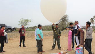 Piura: Autoridades lanzan globo meteorológico para monitorear a El Niño