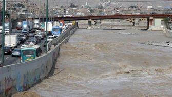 Río Rímac registra preocupante incremento de su caudal