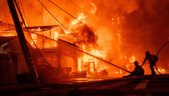 Cinco muertos y miles de evacuados por incendios en Los Ángeles