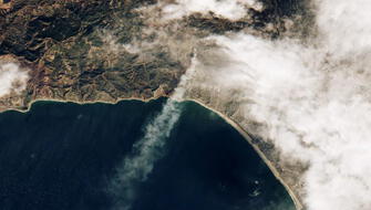 NASA muestra impacto de incendios forestales en Los Ángeles