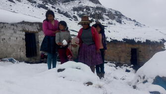 Perú alista emergencia por nevadas y granizadas