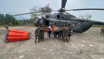 Perú crea su primera brigada helitransportada contra incendios forestales
