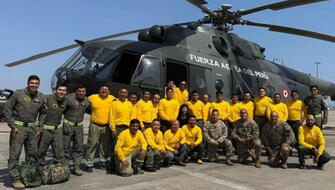 Se gradúa primara brigada helitransportada contra incendios forestales