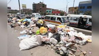 Declaran en emergencia a distrito de Junín por basura en las calles