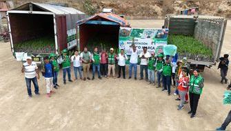 Distribuyen 87 mil plantones para reforestar y proteger ecosistemas en comunidades de Huánuco