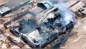 Empieza recojo de residuos tras incendio en planta de aceite