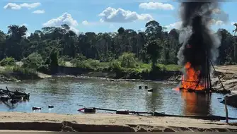 Golpe a la minería ilegal en la Reserva Nacional Tambopata