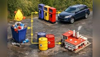 Estados Unidos convierte residuos plásticos en gasolina y diésel