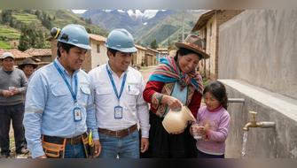 Proyecto de agua potable de Minera Poderosa beneficiará a 180 familias en Pataz