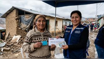 Bono de S/ 500 para familias con viviendas colapsadas o inhabitables por las lluvias