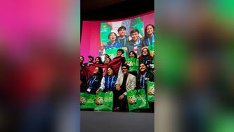 Jóvenes líderes de todo el Perú reunidos para impulsar el cambio democrático hoy.