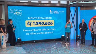 Campaña UNICEF supera meta y recauda S/1.3 millones por la infancia