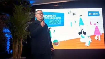 Entel presentó su Reporte de Sostenibilidad 2021 Entel presentó su Reporte de Sostenibilidad 2021
